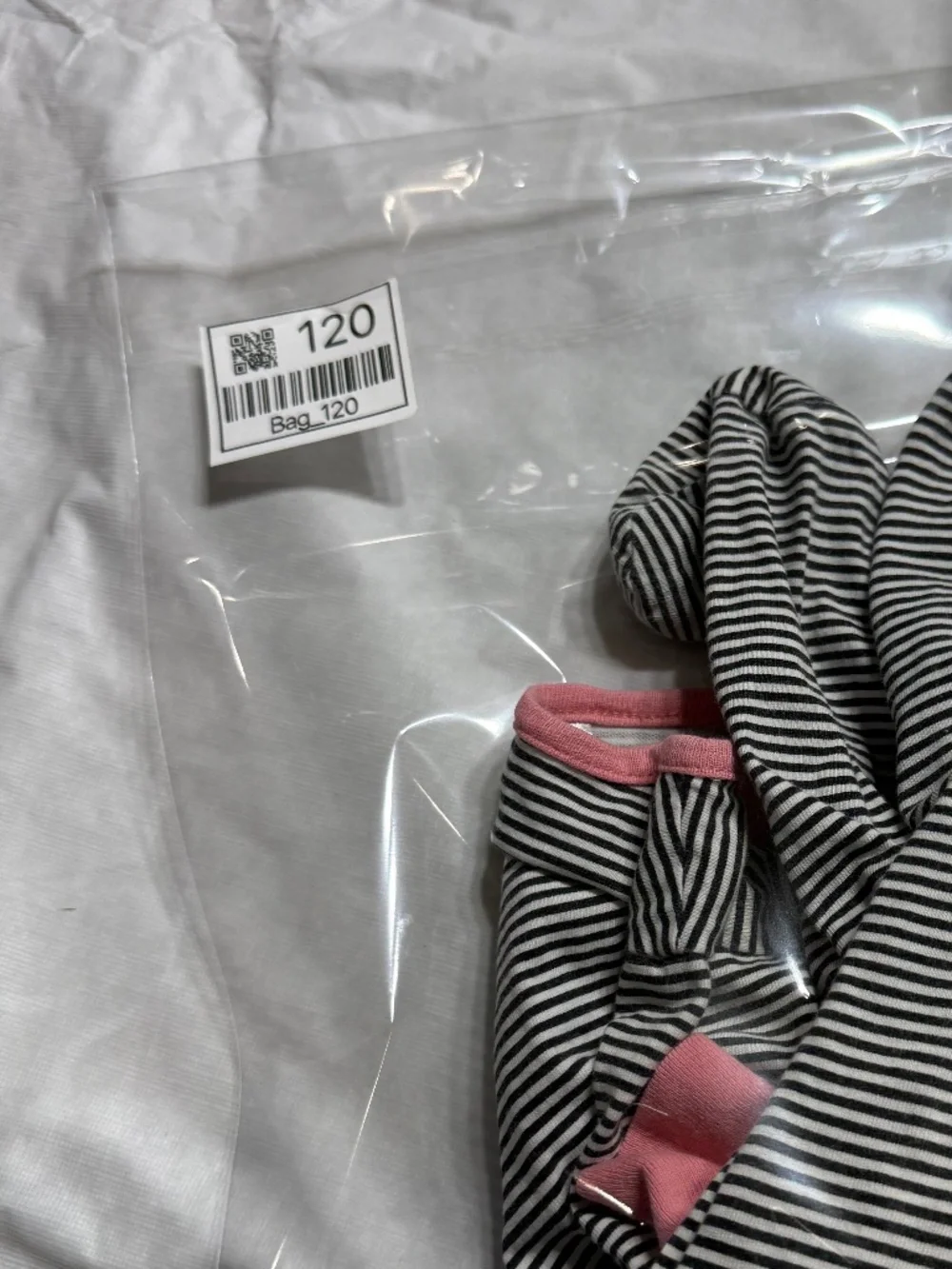 Gerber Baby Girl Cute Striped Footie Pajamas Size 3-6 Months